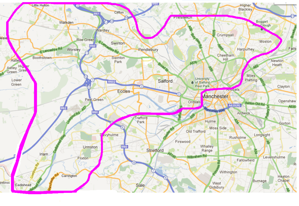 Salford Credit Union Common Bond Area